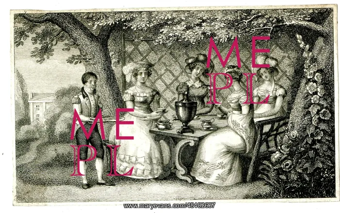  : Ladies tea party with samovar