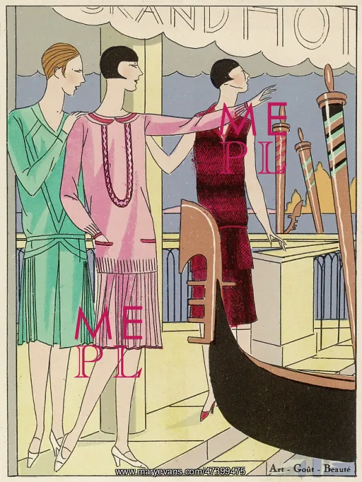 : LADIES AT VENICE 1926 : LADIES AT VENICE 1926