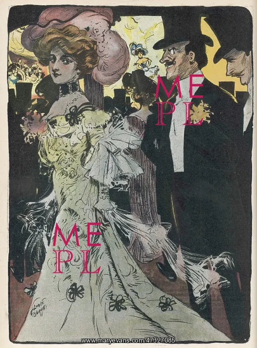  : LADY AND ADMIRERS 1904