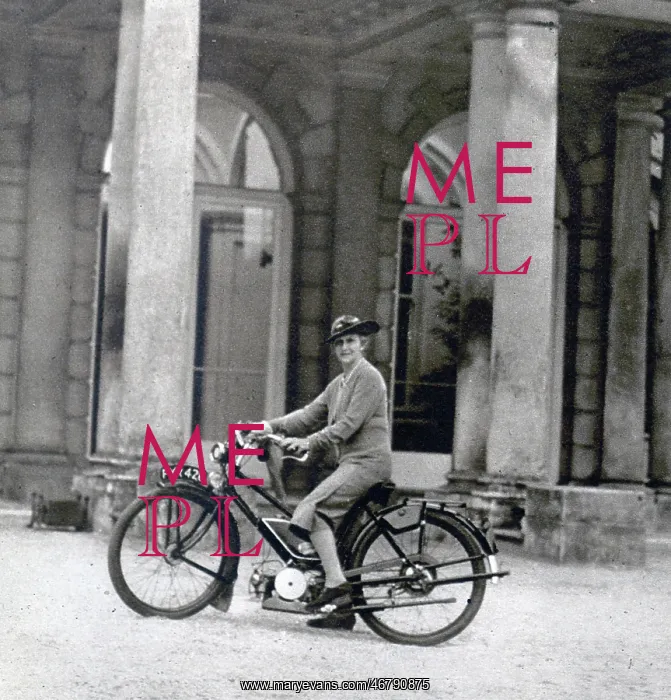 : Lady Astor, motorcyclist : Lady Astor, motorcyclist