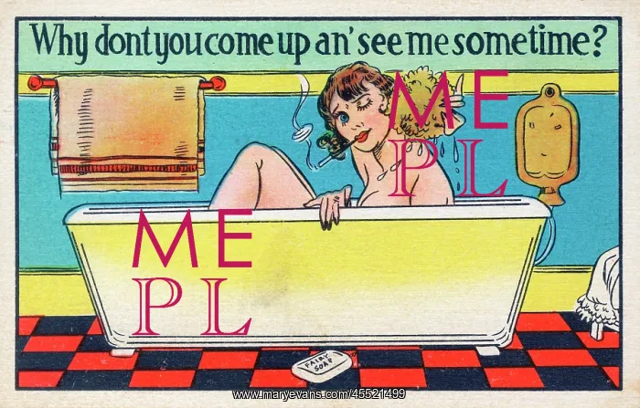 : Lady in the Bath - Provocative : Lady in the Bath - Provocative