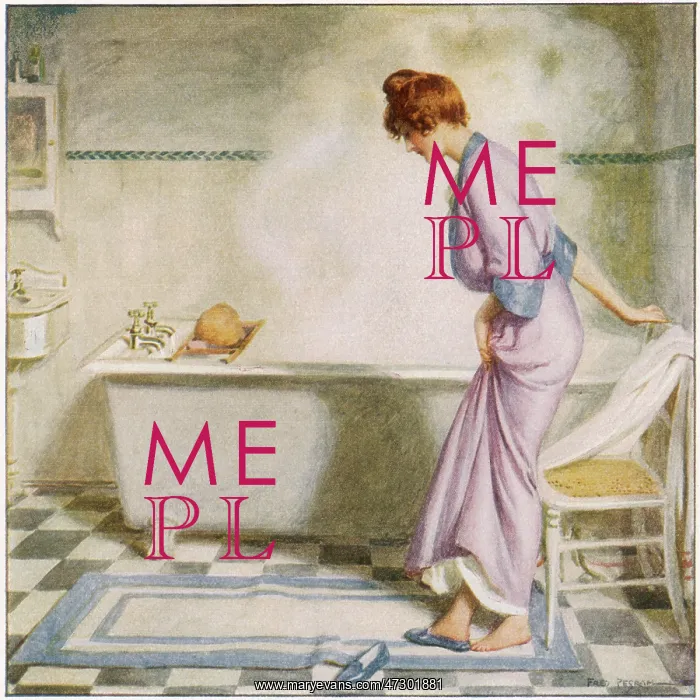 : LADY ABOUT TO BATHE : LADY ABOUT TO BATHE