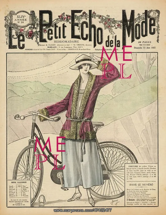 : Lady and Bicycle : Lady and Bicycle
