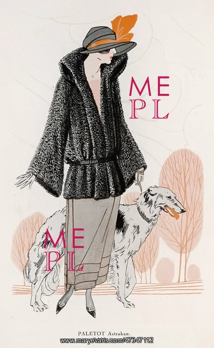 : LADY WITH BORZOI : LADY WITH BORZOI