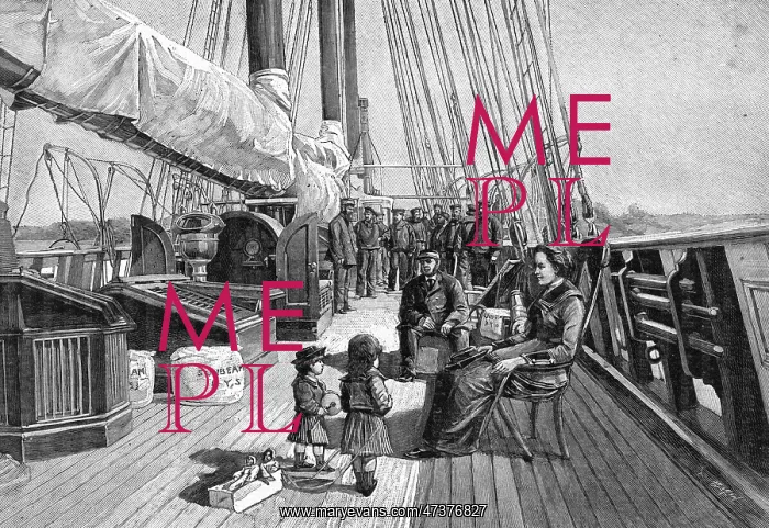 : LADY BRASSEY ON DECK : LADY BRASSEY ON DECK