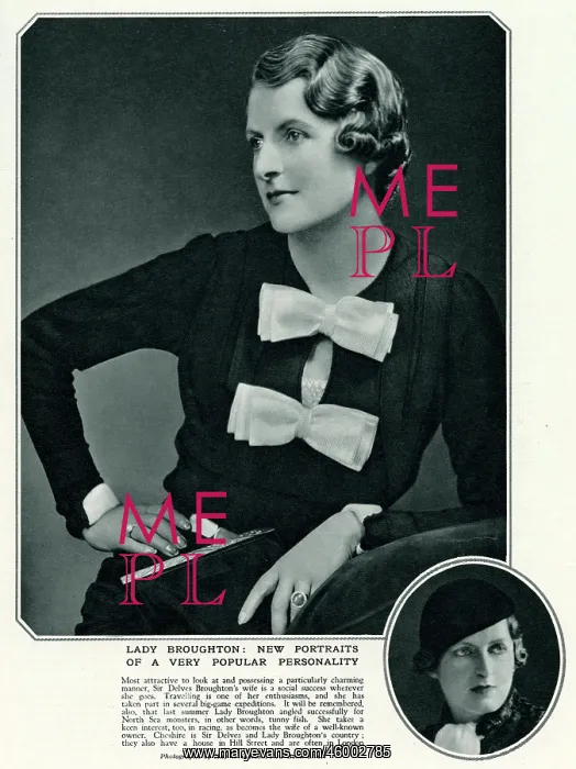 : Lady Broughton 1934 : Lady Broughton 1934
