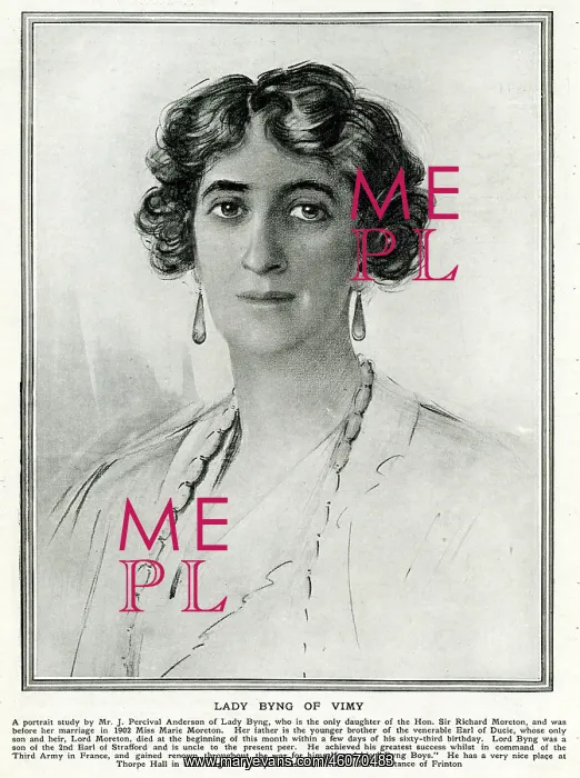 : Lady Byng of Vimy by Percival Anderson : Lady Byng of Vimy by Percival Anderson