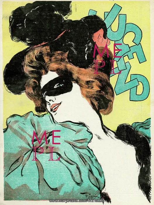  : LADY IN CARNIVAL MASK