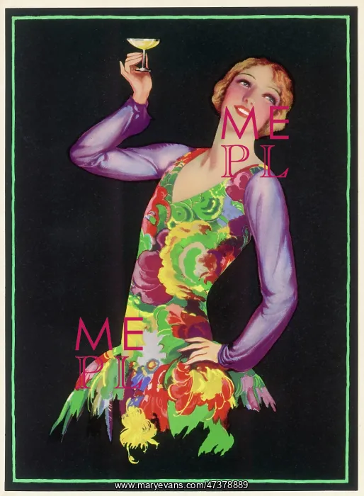 : LADY WITH CHAMPAGNE 1932 : LADY WITH CHAMPAGNE 1932