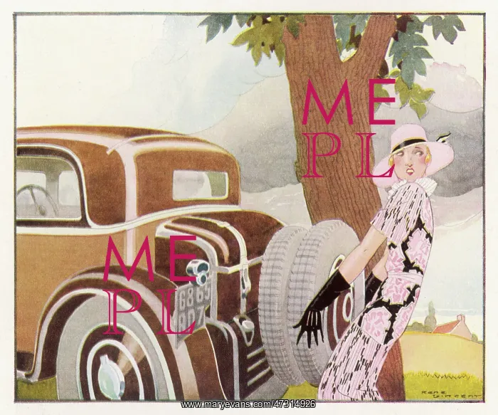 : Lady Changes Wheel : Lady Changes Wheel