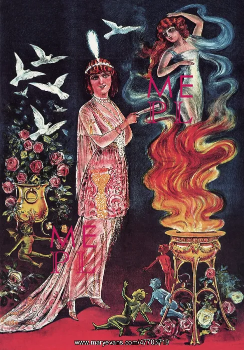  : Lady Conjuring Image