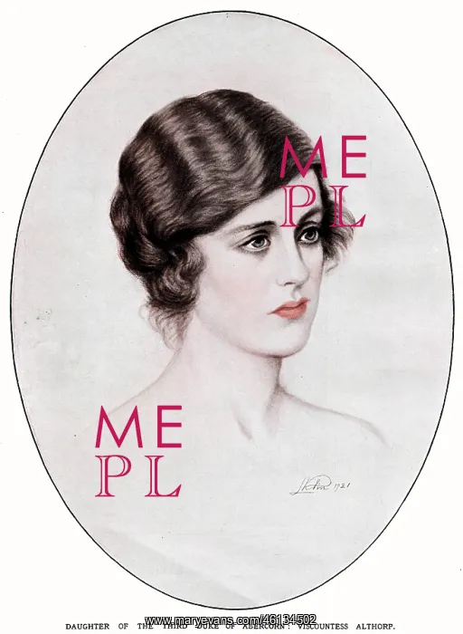 : Lady Cynthia Eleanor Beatrix Hamilton, October 1921 : Lady Cynthia Eleanor Beatrix Hamilton, October 1921