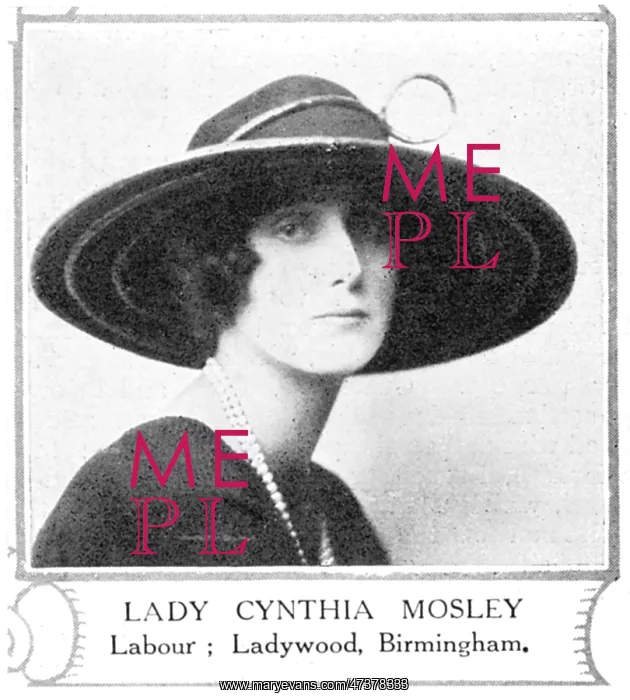 : LADY CYNTHIA MOSLEY : LADY CYNTHIA MOSLEY