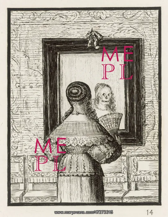 : LADY AND DEATH'S HEAD : LADY AND DEATH'S HEAD