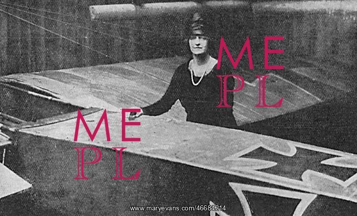 : Lady Drogheda & her aircraft exhibition : Lady Drogheda & her aircraft exhibition
