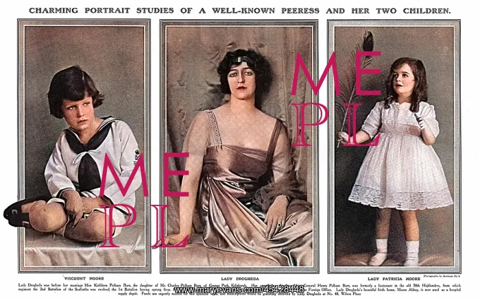 : Lady Drogheda and her children, 1916 : Lady Drogheda and her children, 1916