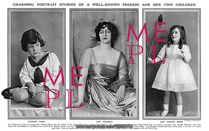 : Lady Drogheda and her children, 1916 : Lady Drogheda and her children, 1916