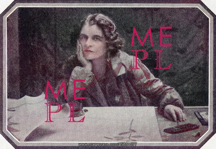: Lady Eileen Orde working on wallpaper designs : Lady Eileen Orde working on wallpaper designs