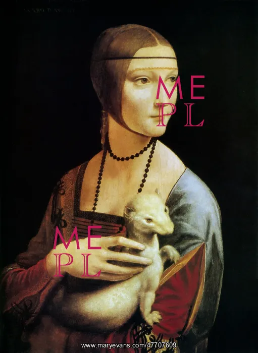 : Lady with an Ermine, by Leonardo da Vinci : Lady with an Ermine, by Leonardo da Vinci