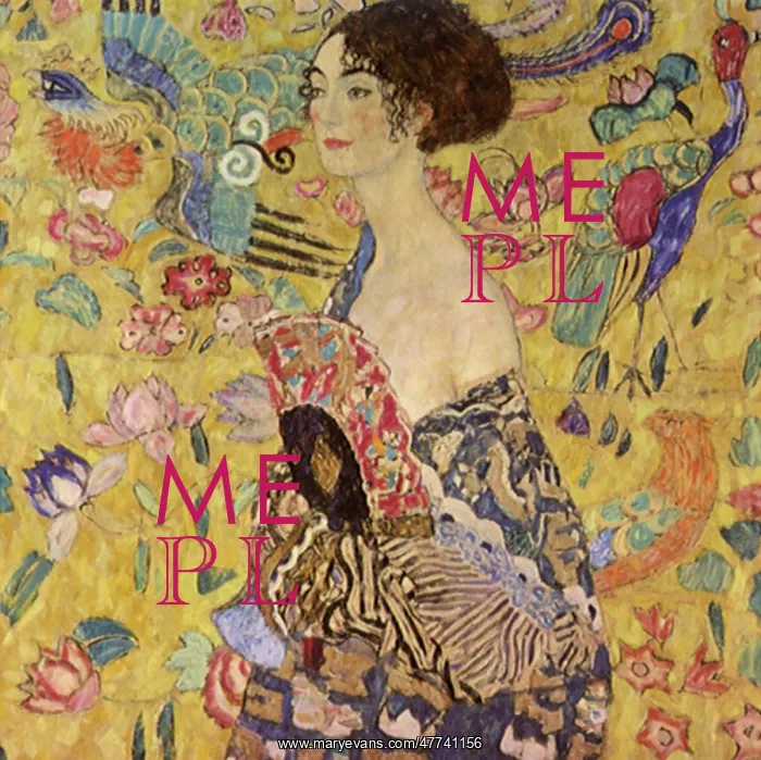  : Lady with Fan, by Klimt