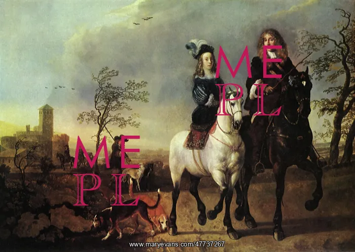  : Lady and Gentleman on Horseback