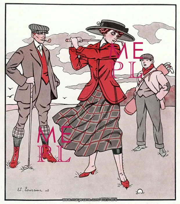  : Lady Golfer 1908