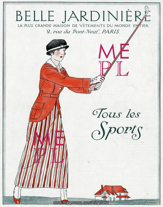 : LADY GOLFER 1914 : LADY GOLFER 1914