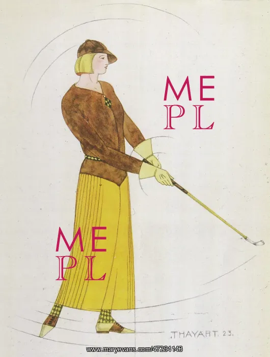 : LADY GOLFER'S OUTFIT : LADY GOLFER'S OUTFIT