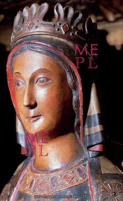 : Our Lady of Good Help. Polychrome woodcarving. 13th century : Our Lady of Good Help. Polychrome woodcarving. 13th century