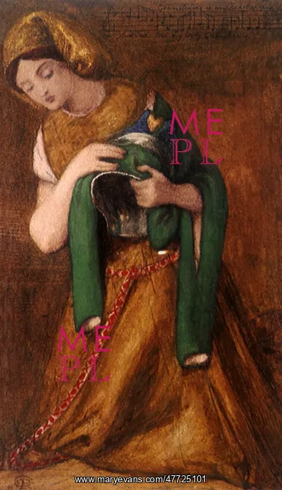 : My Lady Greensleeves, by D G Rossetti : My Lady Greensleeves, by D G Rossetti