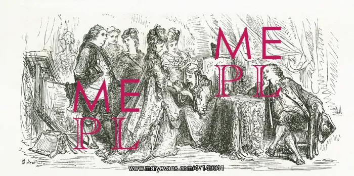  : Lady having her palm read