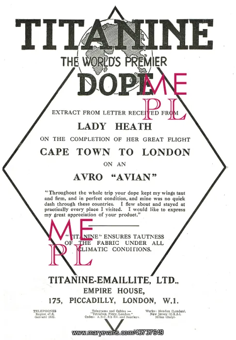 : Lady Heath Praises Titanine After her : Lady Heath Praises Titanine After her