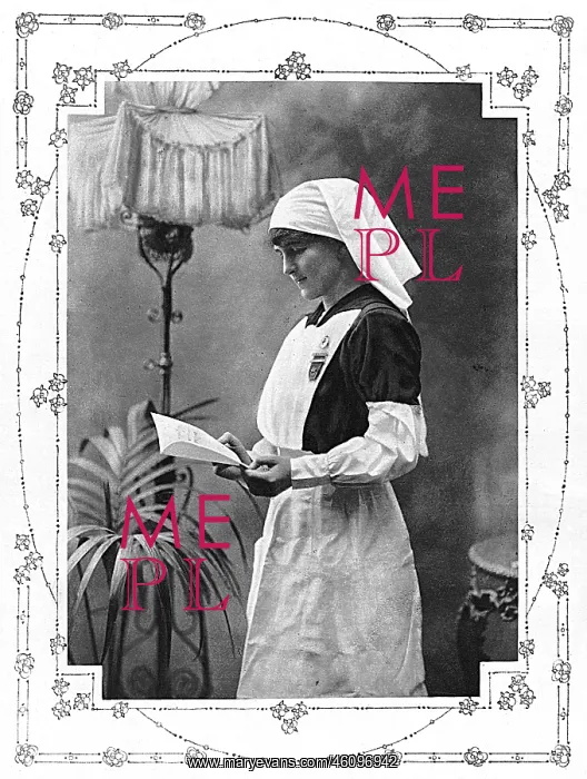  : Lady Herbert Davis-Goff in nursing uniform, WW1
