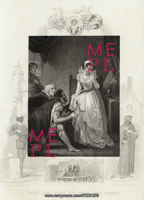 : Lady Jane Grey refusing the Crown : Lady Jane Grey refusing the Crown