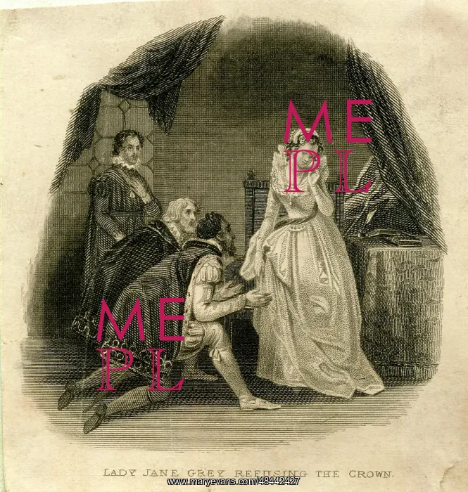 : Lady Jane Grey refusing the Crown : Lady Jane Grey refusing the Crown