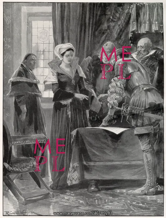 : Lady Jane Grey Signing the Proclamation 1553 : Lady Jane Grey Signing the Proclamation 1553