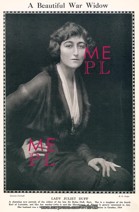  : Lady Juliet Duff