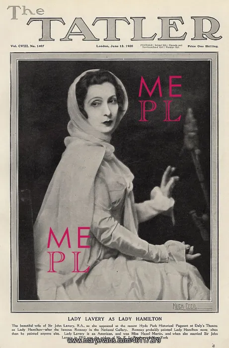 : Lady Lavery as Lady Hamilton : Lady Lavery as Lady Hamilton