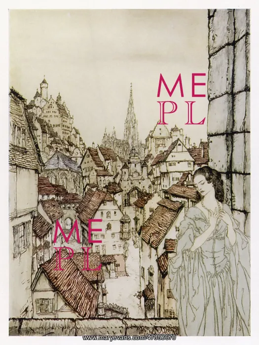 : The Lady Ligeia at her window : The Lady Ligeia at her window