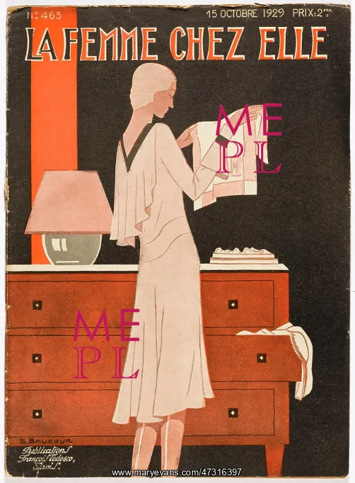 : LADY & HER LINEN 1929 : LADY & HER LINEN 1929