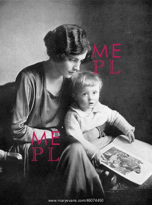 : Lady Loughborough and her son, Tony : Lady Loughborough and her son, Tony