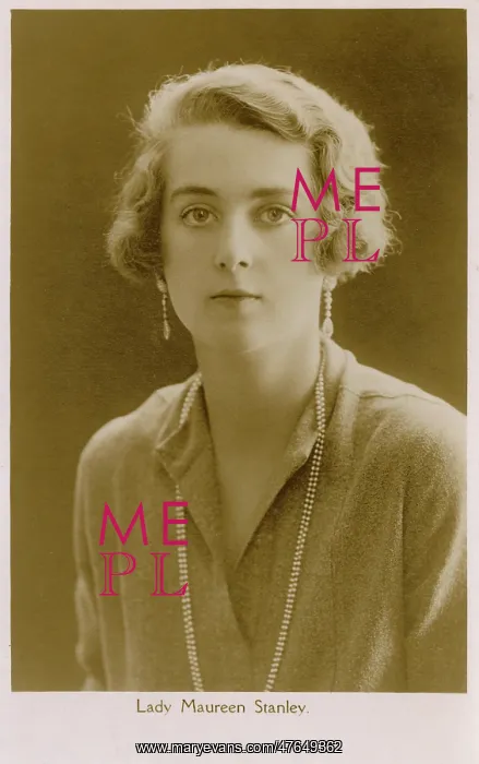 : Lady Maureen Helen Stanley : Lady Maureen Helen Stanley