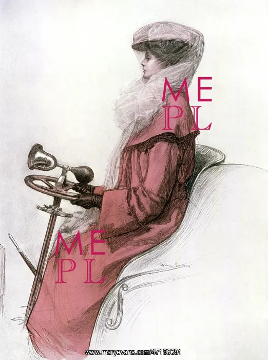 : LADY MOTORIST 1905 : LADY MOTORIST 1905
