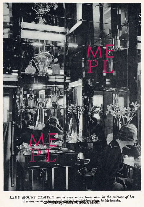  : Lady Mount Temple in her Dressing Room - Mirrors