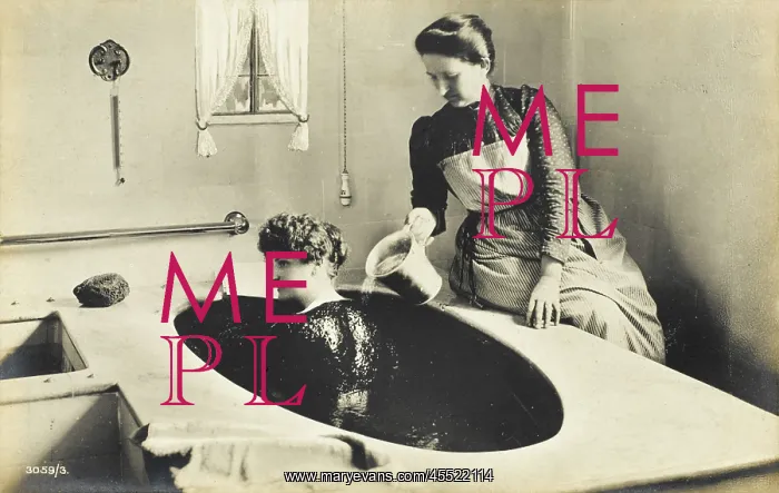 : Lady in a mud bath : Lady in a mud bath