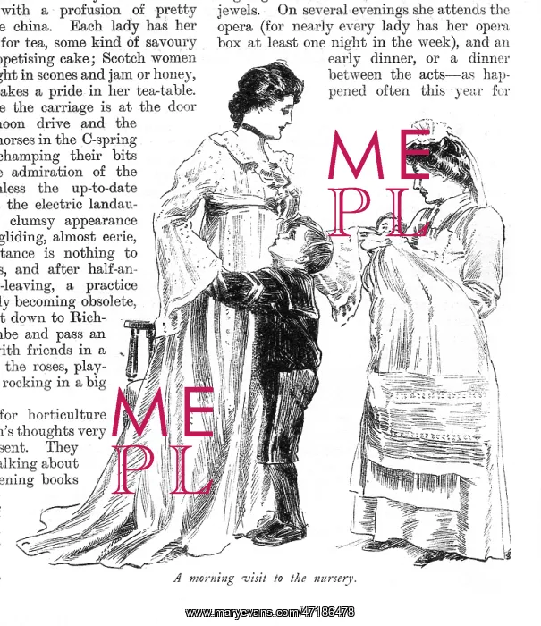 : LADY & NURSEMAID : LADY & NURSEMAID