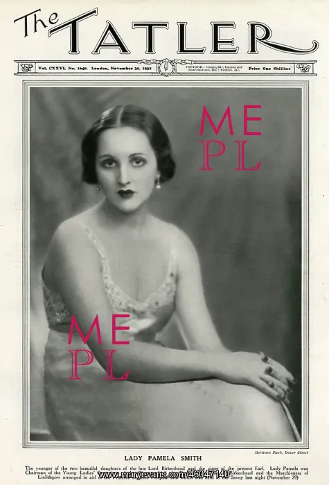 : Lady Pamela Smith : Lady Pamela Smith