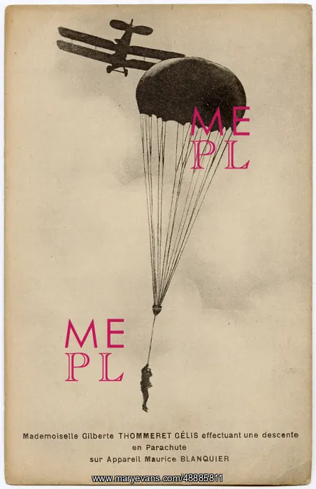 : LADY PARACHUTIST : LADY PARACHUTIST