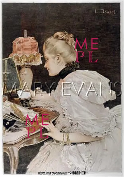: LADY PREPARES FOR BALL : LADY PREPARES FOR BALL