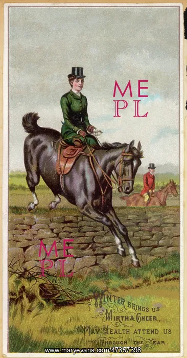  : Lady Riding Sidesaddle